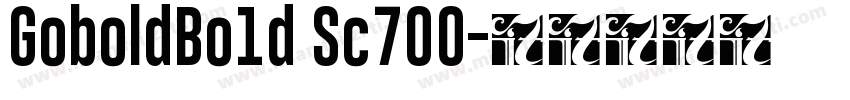 GoboldBo1d Sc700字体转换